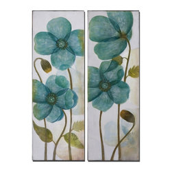 www.essentialsinside.com: aqua shock, wall art - Artwork