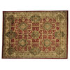 Thick and Plush Rajasthan Hand Knotted 100% Wool Oriental Rug, 8'9"x12'1"