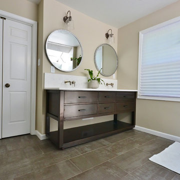 Spacious West Chester Master Bathroom Remodel with Skylight Under $38K
