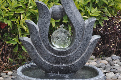 Solid Modern Stone Fountains crafted from Granite - Kaaterskill Falls