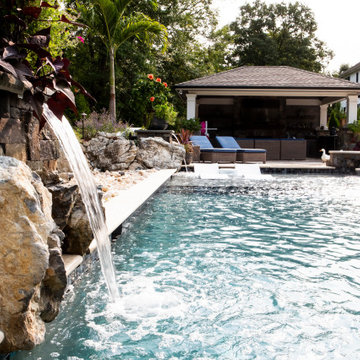 An Outdoor Oasis with Rustic Charm