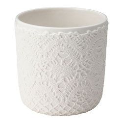Kinto Couture Plant Pot Lace - Indoor Pots & Planters