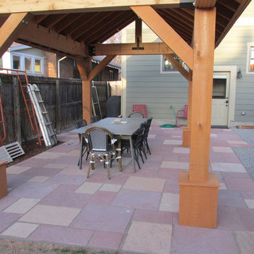 Outdoor living space / Patio Cover / Pergola / Cedar post and beam