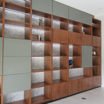 Walnut Wall Units