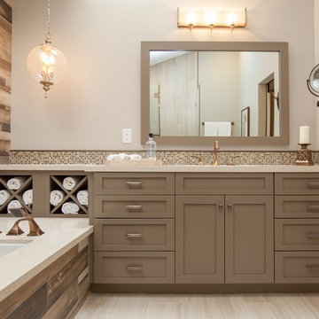 Modern Rustic Bathroom - Palm Desert, CA