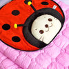 Sirotan - Ladybug Red Blanket Pillow Cushion / Travel Blanket (39.4"-59.1")