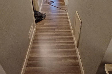 Example of an arts and crafts hallway design in Other