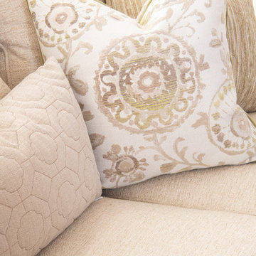 ClassicFamily Room with Timeless Materials