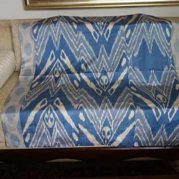 Silk Ikat Cushion Cover