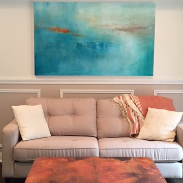 Commissioned art 36"x60" in Indiania, USA. by Victoria Kloch
