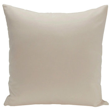 Solid Decorative Pillow, Latte, 26"x26"