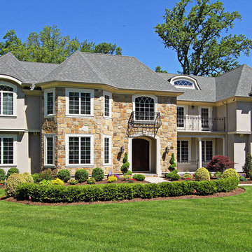 French country, colonial house