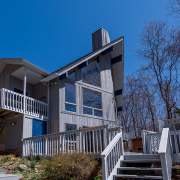 Custom built Contemporary offers Warmth!