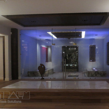 Glass partitions