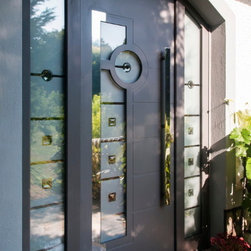 Modern Aluminum Front Entry Door - Front Doors