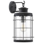 Savoy House - Savoy House 5-2670-88 1 Light Outdoor Wall Lantern-Nautical Style with Modern Fa - Industrial-inspired style meets modern design. ThiFletcher 1 Light Out Oxidized Black Seede *UL: Suitable for wet locations Energy Star Qualified: n/a ADA Certified: n/a  *Number of Lights: 1-*Wattage:60w E26 Medium Base bulb(s) *Bulb Included:No *Bulb Type:E26 Medium Base *Finish Type:Oxidized Black