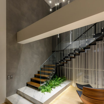 Penthouse interior design "CUBE-33"