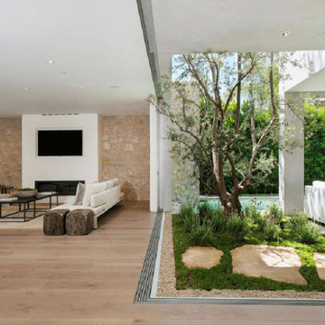 Architectural Courtyard Bringing Light Into the Home