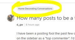 How many posts to be a top commenter?