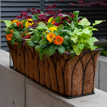 window boxes and porches