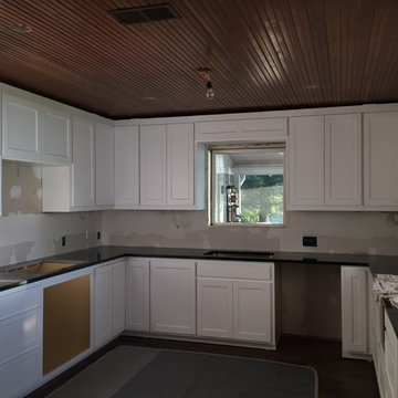 Wall cabinets and doors sans crown