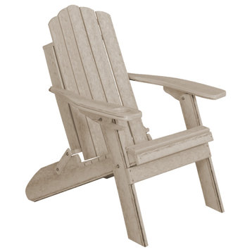 Farmhouse Adirondack Chair, Cup Holder, Birchwood, Without Smart Phone Holder