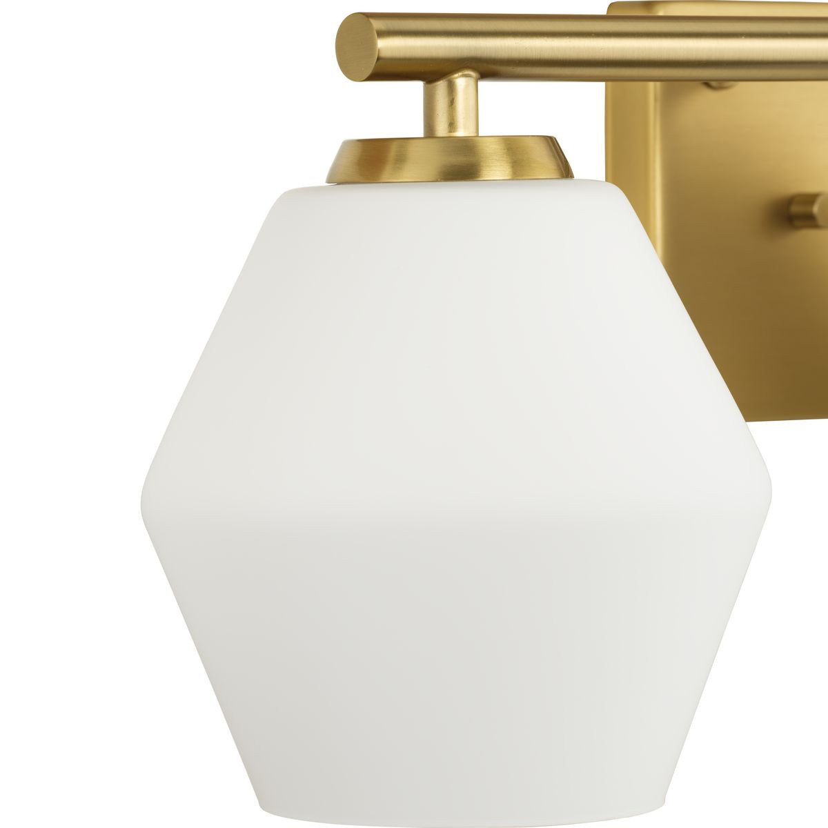 Copeland Collection Three-Light Brushed Gold Mid-Century Modern Vanity ...