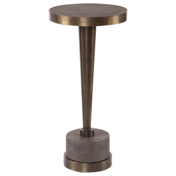 Uttermost Masika 11 x 22" Bronze Accent Table
