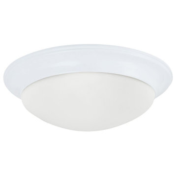 Nash 2-Light Ceiling Light in White