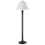Cal - Cal LA-60007FL-1 Elizabethe - One Light Floor Lamp - 100W metal floor lamp with push thru socket switchAntique Bronze Finish * Number of Bulbs: 1 * Wattage:100W * Bulb Type: * Bulb Included: No * UL Approved: