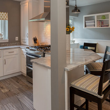 Sunwashed Serenity Kitchen Remodel | White Cabinetry & Open-Concept