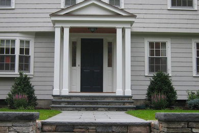 This is an example of a traditional home in Boston.