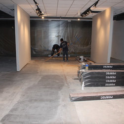 Commercial new construction - Pacific Design Center (West Hollywood) - Hardwood Flooring