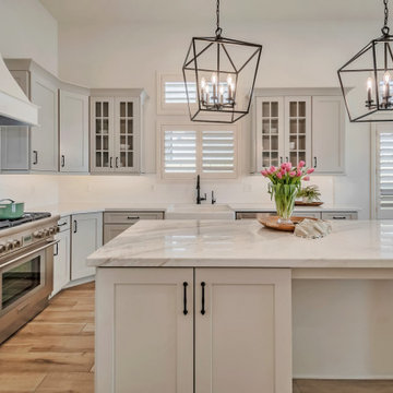 Kitchen and Fireplace