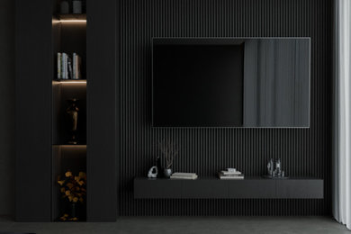 This is an example of a modern living room in London.