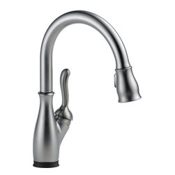 Delta Leland&reg; Single Handle Pull-Down Kitchen Faucet with Touch2O - Kitchen Faucets