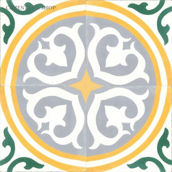 Cement Tile Patterns - 床＆壁タイル