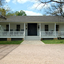Lattice and piers, foundation