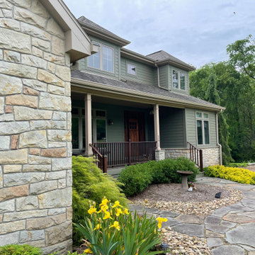 New gutters and gutter guard