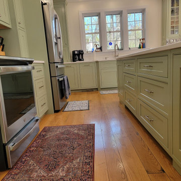 Custom Wide Plank Wormy Ash Hardwood Flooring
