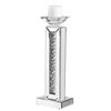 Sparkle 6" Contemporary Crystal Candleholder, Clear
