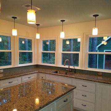 Kitchen Windows, Lighting, Cabinets, Counters, Tile