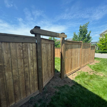 TC Contracting - Orangeville full privacy fence project