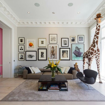 Transitional Living Room