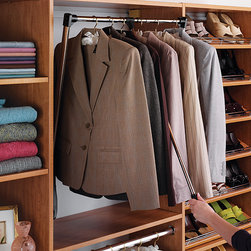 Lift Pull Down Wardrobe Rail Rod - Wardrobe Storage Solutions