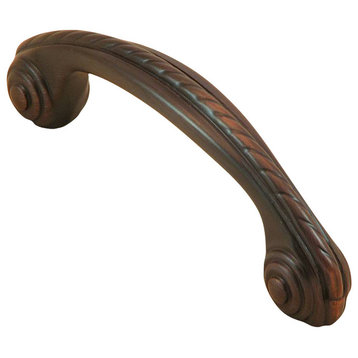 Stone Mill Hardware Oil Rubbed Bronze Rope Cabinet Pull