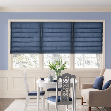 Bali Looped Roman Shades: Dover, Rainy Afternoon 3721