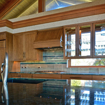 Ocean Theme Backsplash - "Poseidon's Perch"