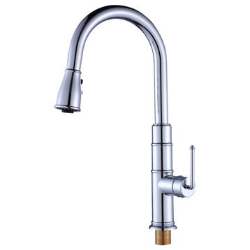 Modern Kitchen Single-hole Faucet LB-8505, Chrome