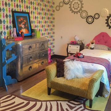 Retro Robot Girls Room